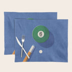 BALLS / Billiards - ball 6 I Placemat Gallery Image 1