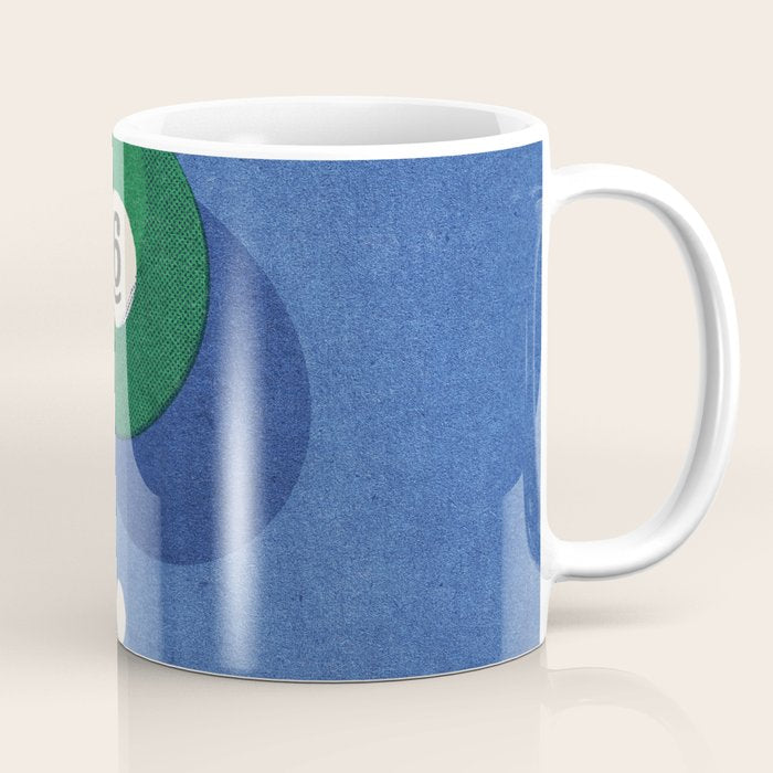BALLS / Billiards - ball 6 I Coffee Mug Gallery Image 1