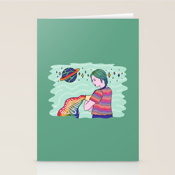 Aquarius Stationery Card Gallery Image 2