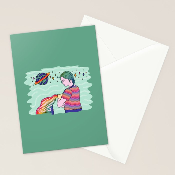 Aquarius Stationery Card Gallery Image 2