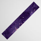 Glitter Agate Purple Pink Indigo Geode Marble Pattern Table Runner Gallery Image 3
