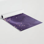Glitter Agate Purple Pink Indigo Geode Marble Pattern Yoga Mat Gallery Image 2