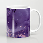 Glitter Agate Purple Pink Indigo Geode Marble Pattern Coffee Mug Gallery Image 1