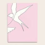 Two Swallows Line Art Notebook Gallery Image 4