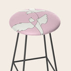 Two Swallows Line Art Stool Gallery Image 2