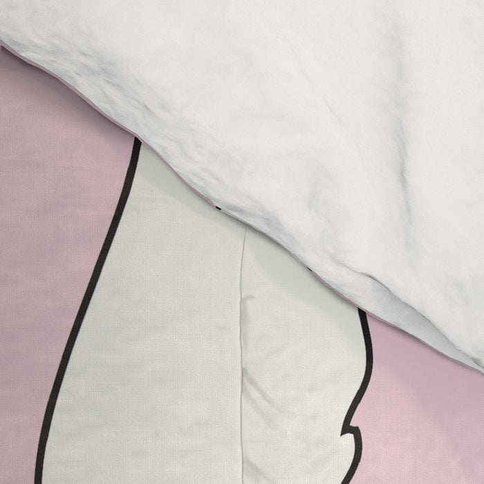 Two Swallows Line Art Comforter Gallery Image 4
