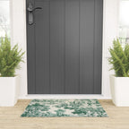 Green Toile de Jouy Welcome Mat Gallery Image 3
