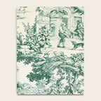 Green Toile de Jouy Notebook Gallery Image 4