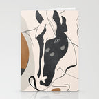 Abstract Minimal Horse 3 Stationery Card Gallery Image 2