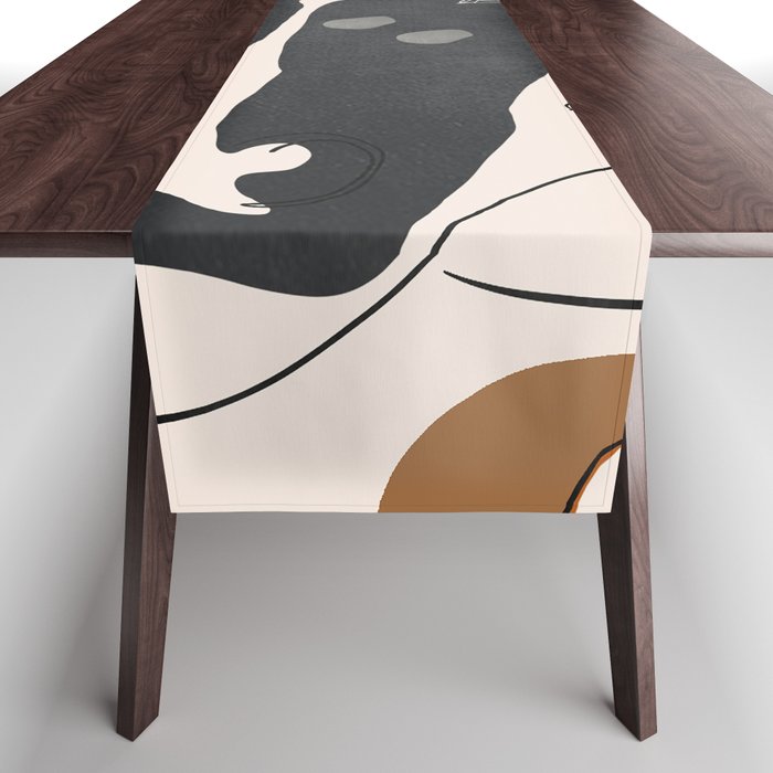 Abstract Minimal Horse 3 Table Runner Gallery Image 1