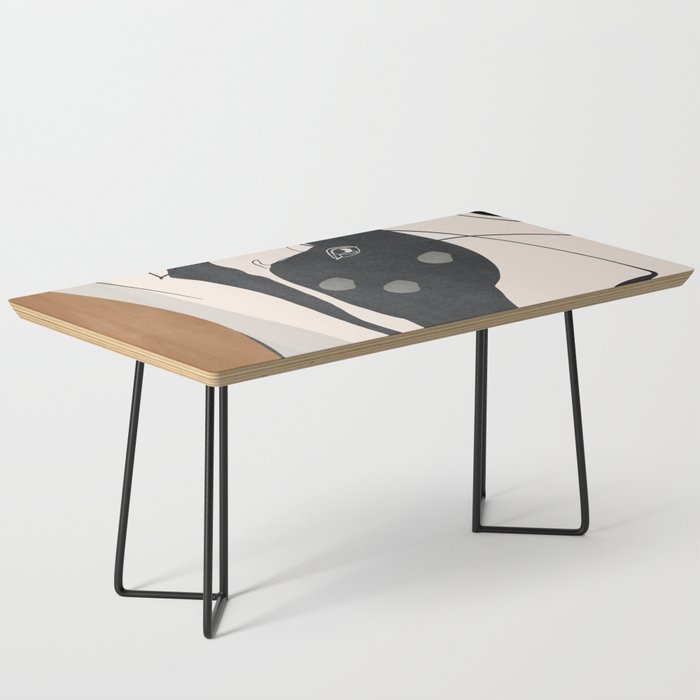 Abstract Minimal Horse 3 Coffee Table Gallery Image 1