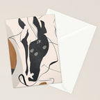 Abstract Minimal Horse 3 Stationery Card Gallery Image 2