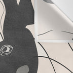 Abstract Minimal Horse 3 Wall Tapestry Gallery Image 3