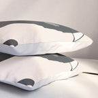 Abstract Minimal Horse 3 Pillow Sham Gallery Image 3