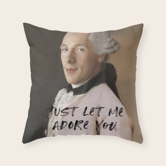 Just Let Me Adore You Throw Pillow Gallery Image 6