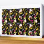 Vintage & Shabby Chic - Tropical Night Bird Flower Garden Wall Mural Gallery Image 2