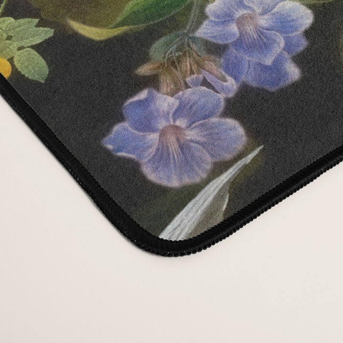 Vintage & Shabby Chic - Tropical Night Bird Flower Garden Desk Mat Gallery Image 4
