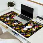 Vintage & Shabby Chic - Tropical Night Bird Flower Garden Desk Mat Gallery Image 2