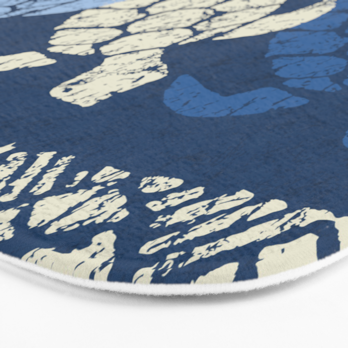 Honu Sea Turtle Hawaiian Tapa  Bath Mat Gallery Image 3