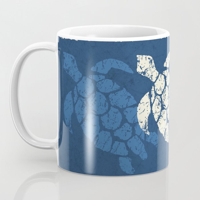 Honu Sea Turtle Hawaiian Tapa  Coffee Mug Gallery Image 3