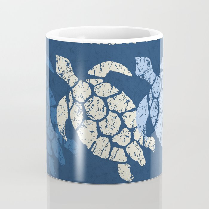 Honu Sea Turtle Hawaiian Tapa  Coffee Mug Gallery Image 4