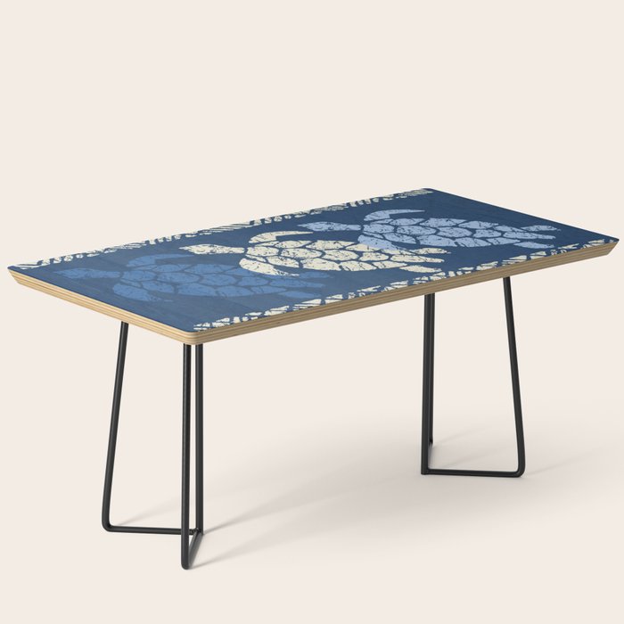 Honu Sea Turtle Hawaiian Tapa  Coffee Table Gallery Image 1
