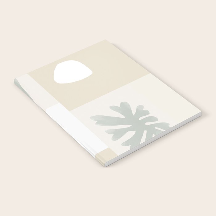 Modern Corals | Sage Green Notebook Gallery Image 2