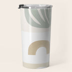 Modern Corals | Sage Green Travel Mug Gallery Image 3