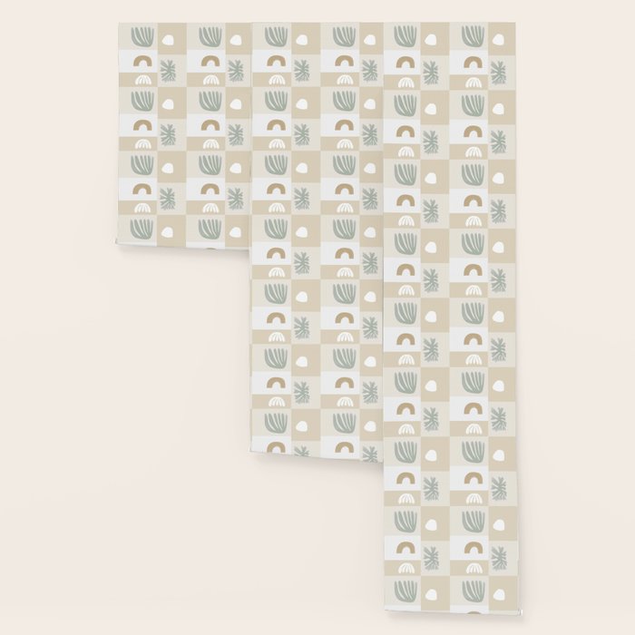 Modern Corals | Sage Green Wallpaper Gallery Image 3