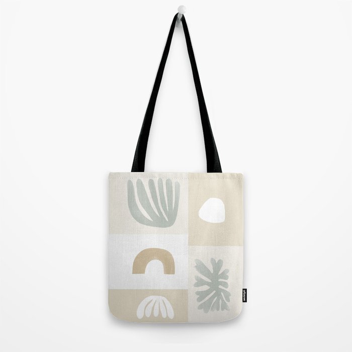 Modern Corals | Sage Green Tote Bag Gallery Image 2