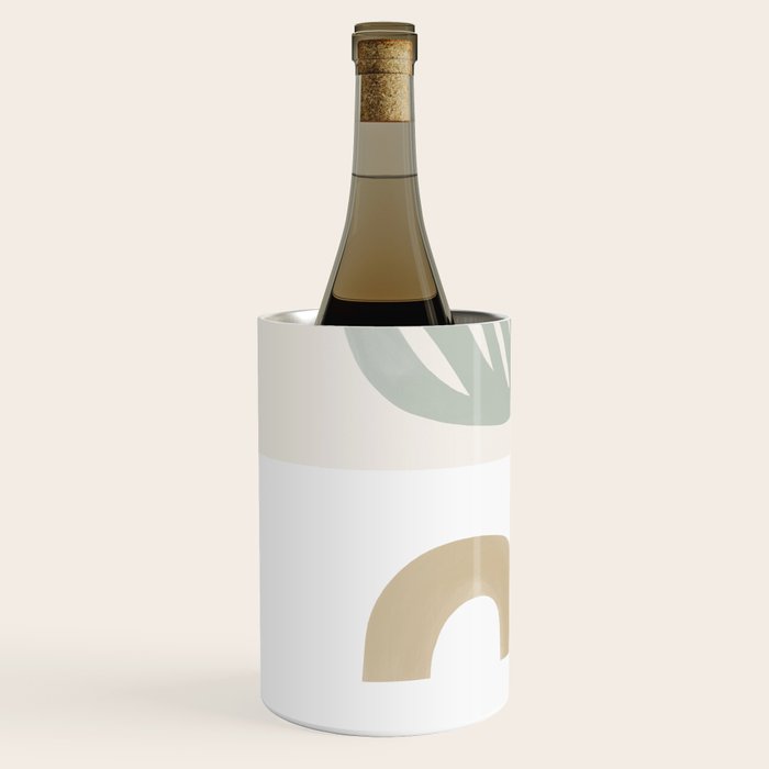 Modern Corals | Sage Green Wine Chiller Gallery Image 2