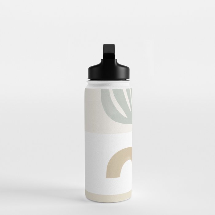 Modern Corals | Sage Green Water Bottle Gallery Image 3
