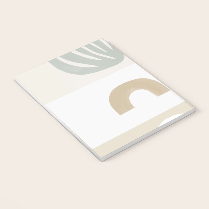 Modern Corals | Sage Green Notebook Gallery Image 3