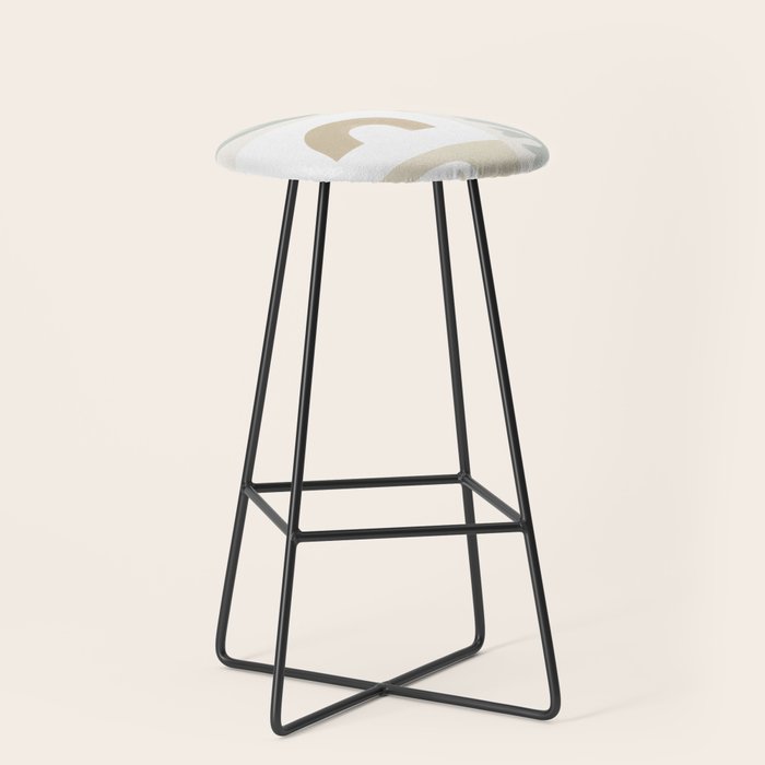 Modern Corals | Sage Green Stool Gallery Image 1