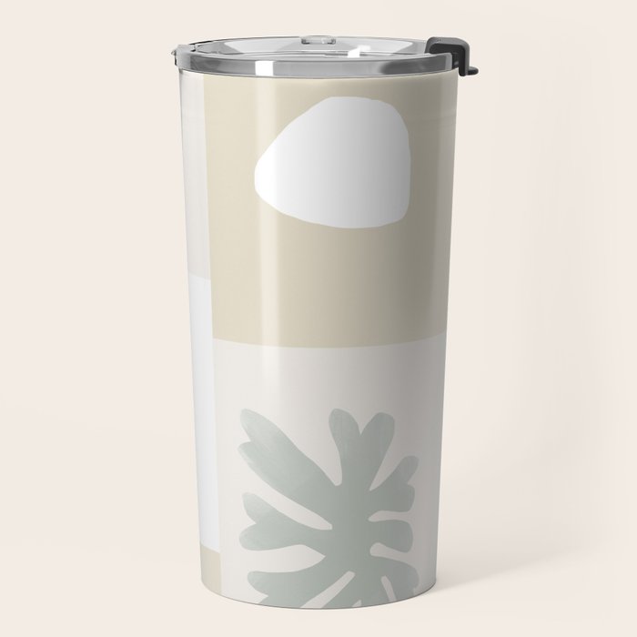 Modern Corals | Sage Green Travel Mug Gallery Image 2