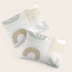Modern Corals | Sage Green Pillow Sham Gallery Image 3