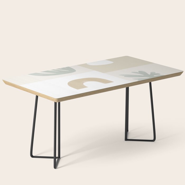 Modern Corals | Sage Green Coffee Table Gallery Image 1