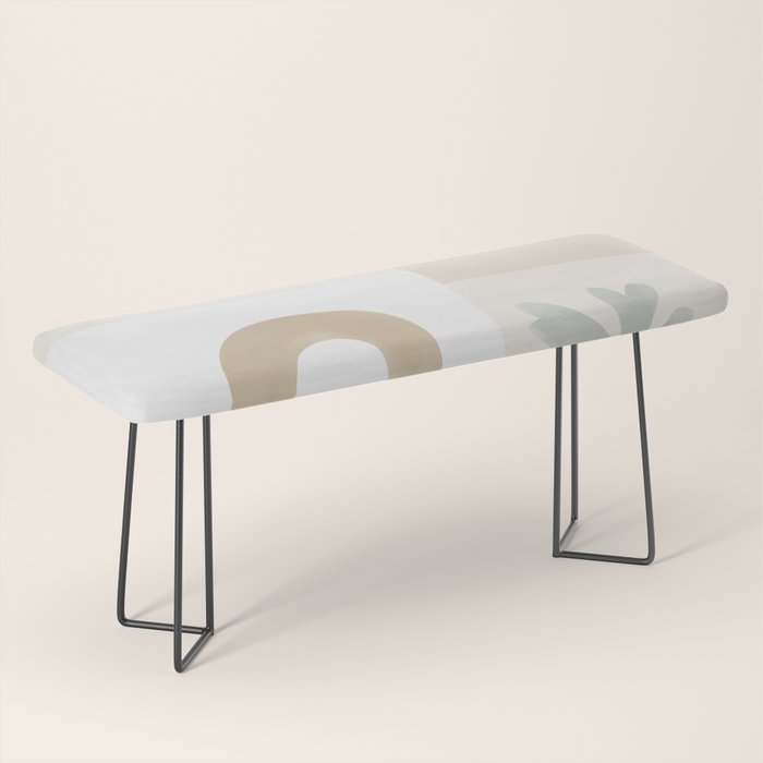 Modern Corals | Sage Green Bench Gallery Image 1