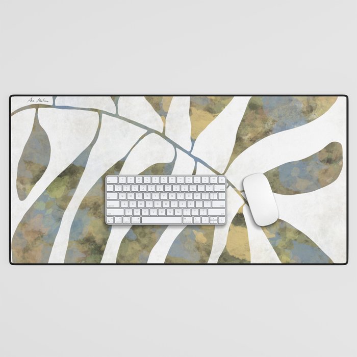 Silhouette plant acrylic Desk Mat Gallery Image 1