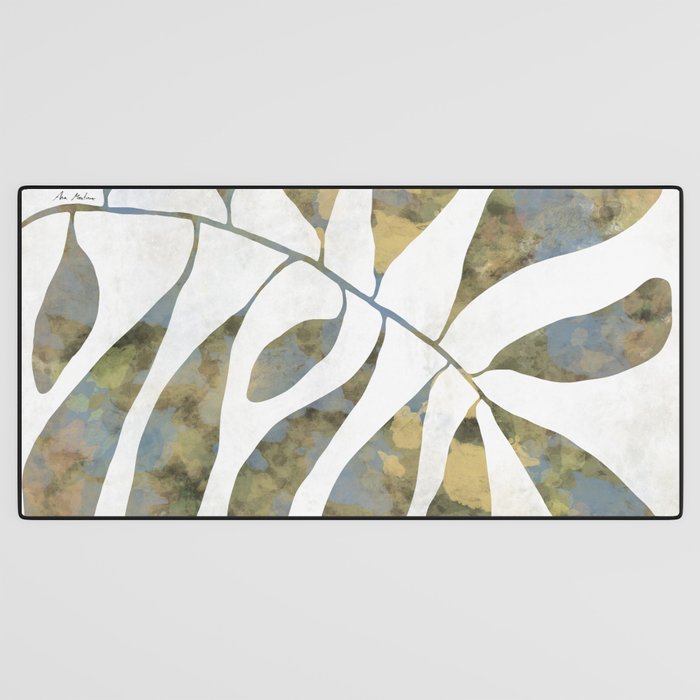 Silhouette plant acrylic Desk Mat Gallery Image 3