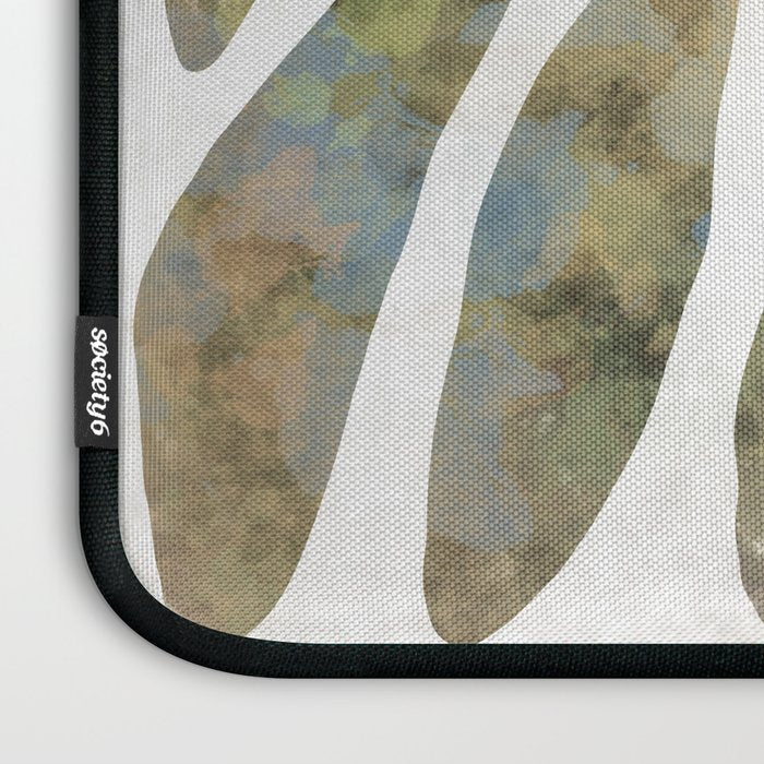 Silhouette plant acrylic Laptop Sleeve Gallery Image 3