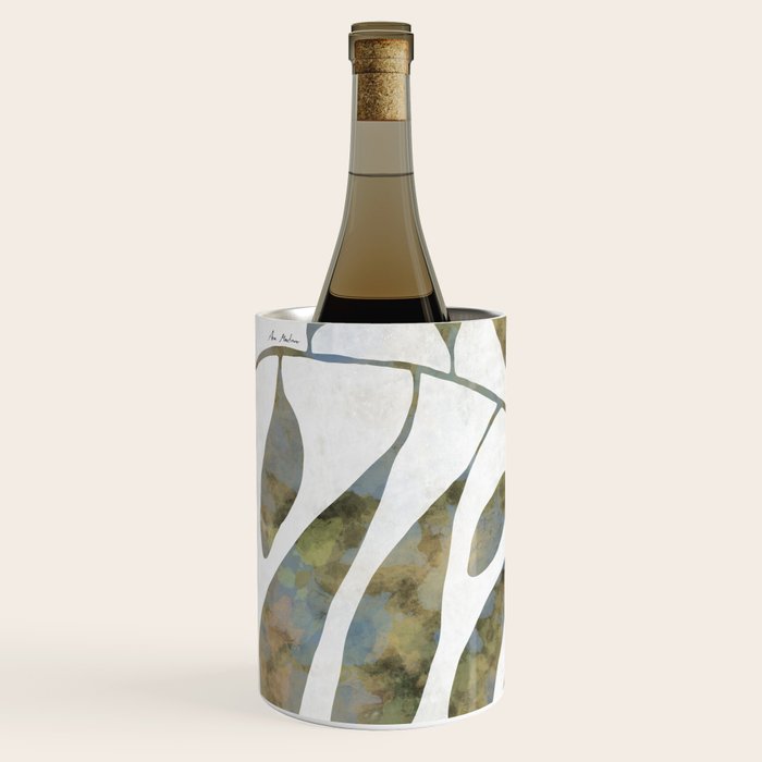 Silhouette plant acrylic Wine Chiller Gallery Image 2