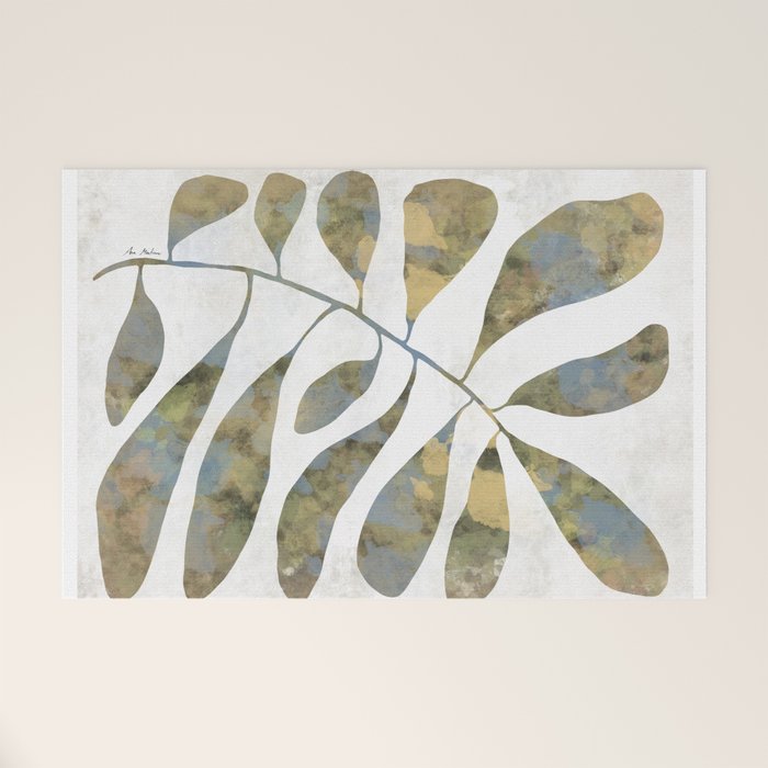Silhouette plant acrylic Welcome Mat Gallery Image 1