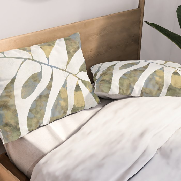 Silhouette plant acrylic Pillow Sham Gallery Image 2