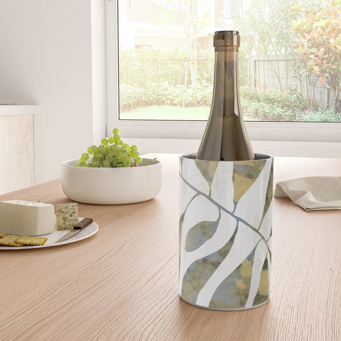 Silhouette plant acrylic Wine Chiller Gallery Image 4