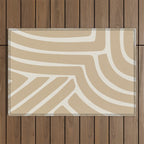 Abstract Stripes LXXXIII Outdoor Rug Gallery Image 1