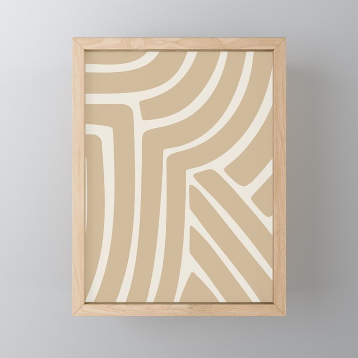 Abstract Stripes LXXXIII Mini Art Print Gallery Image 1