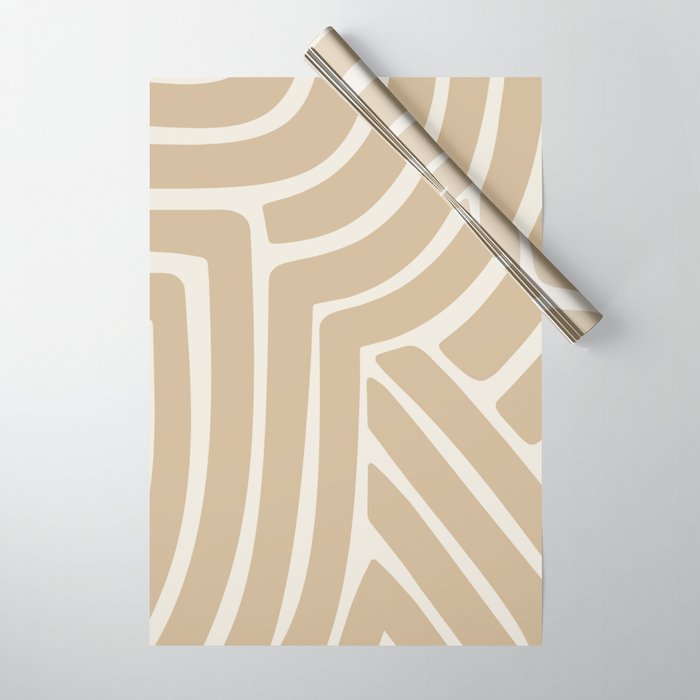 Abstract Stripes LXXXIII Wrapping Paper Gallery Image 1