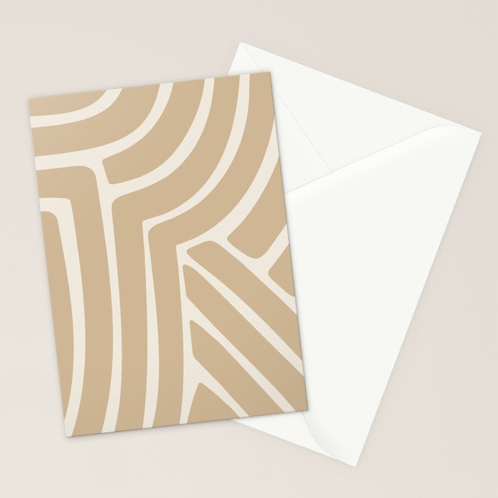 Abstract Stripes LXXXIII Stationery Card Gallery Image 2