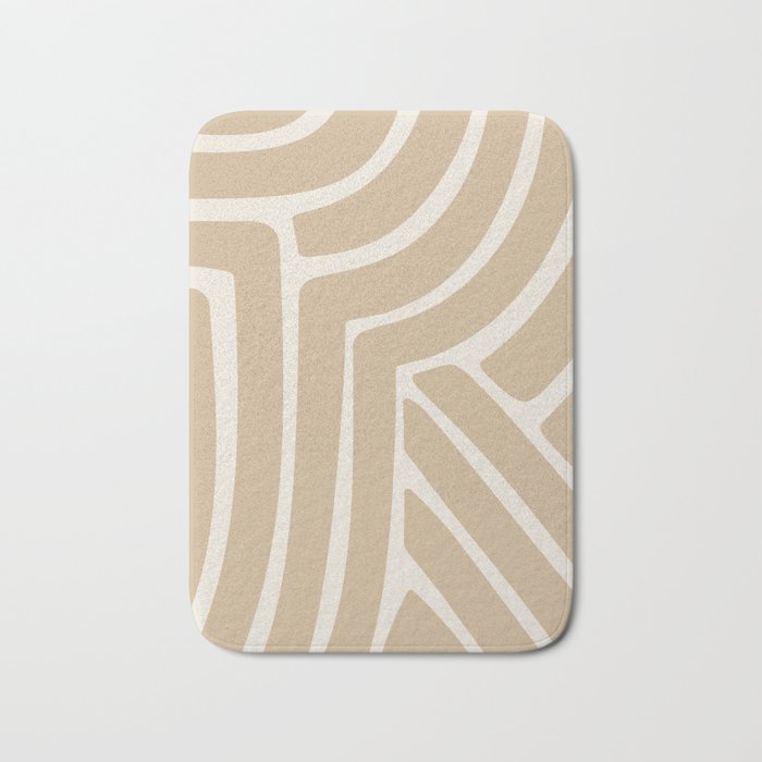 Abstract Stripes LXXXIII Bath Mat Gallery Image 1